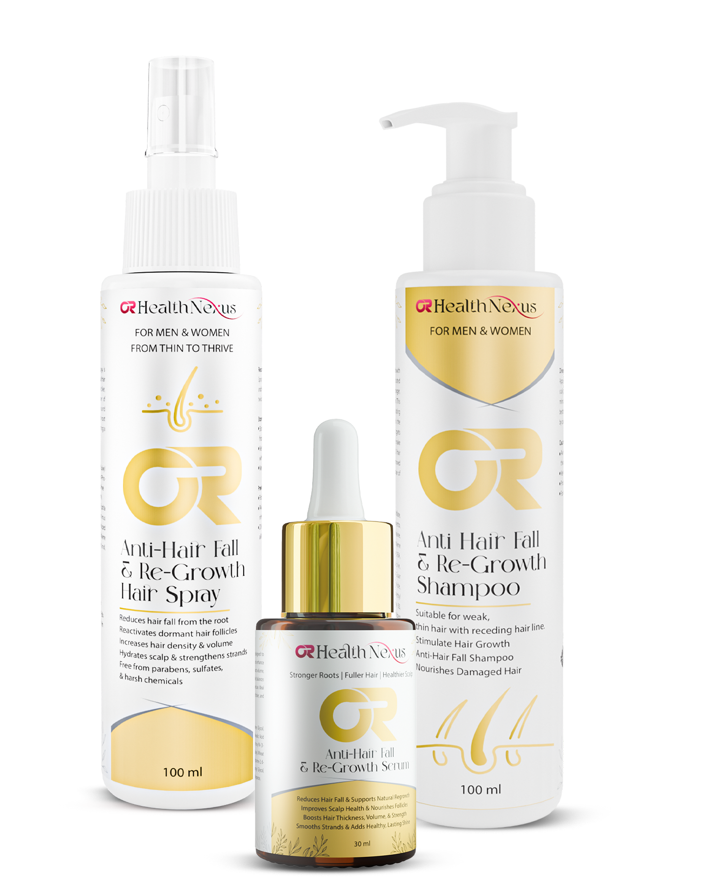 Re-Growth Serum -Hair Re-Growth Spray Shampoo
